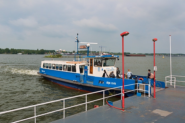 Ferry in Amsterdam