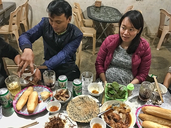 Dinner with friends of Trần