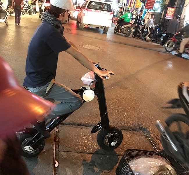 Cool electric scooter