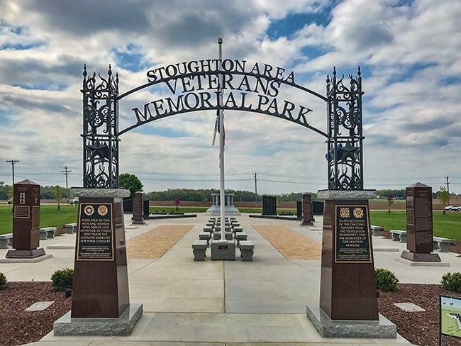 Outside of ‎⁨Pleasant Springs you find the Stoughton Area Veterans Memorial Park