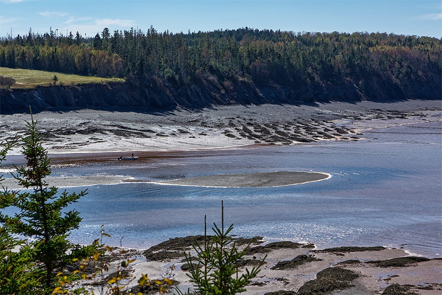 Where the river meets the Minas Basin