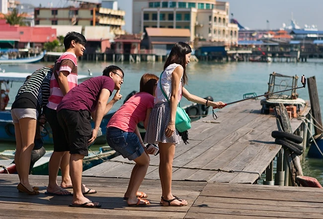 Selfie on the Clan Jetty