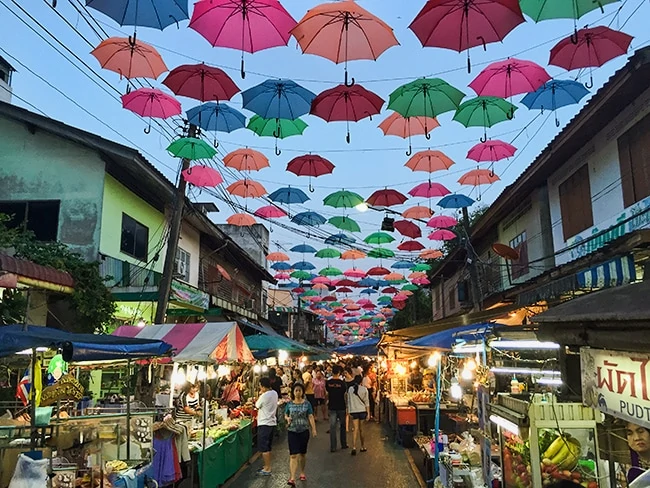Night Market in Surat Thani