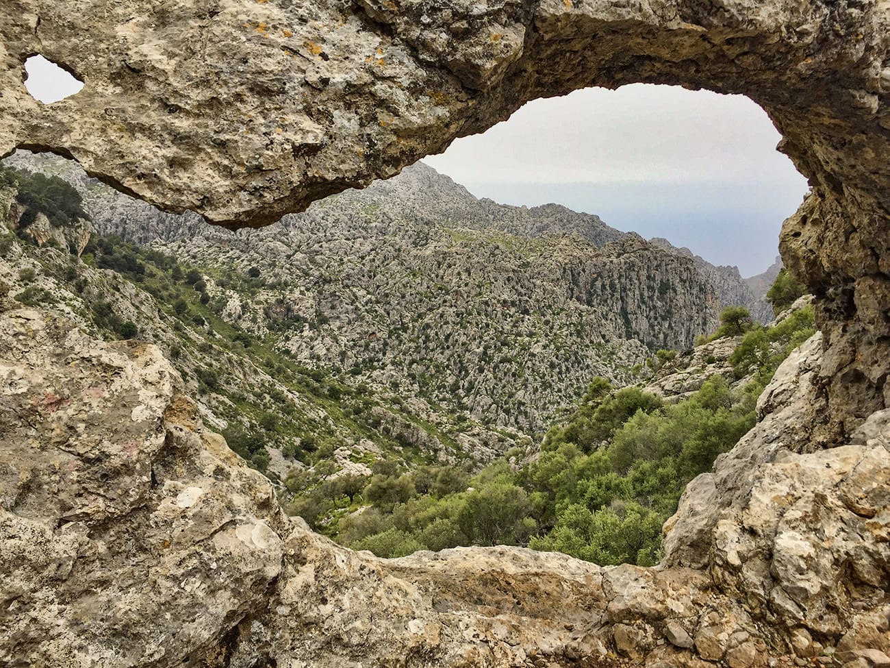 Hiking the Torrent de Pareis in Majorca