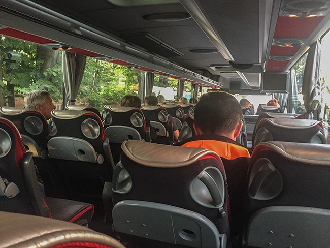 Bus from Stuttgart to Siradz