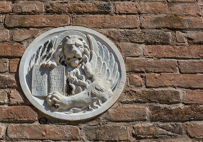 The winged Lion of Venice