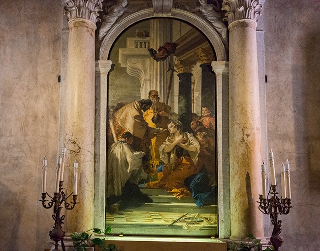 Last Communion of St. Lucy by Giambattista Tiepolo