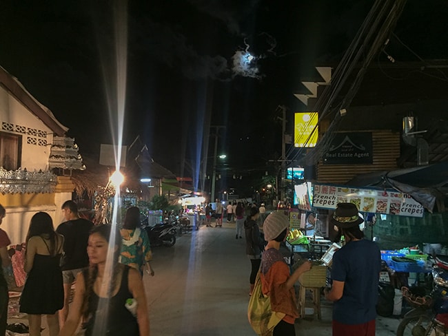 Walking street Pai in January - never saw it so empty the last 8 years