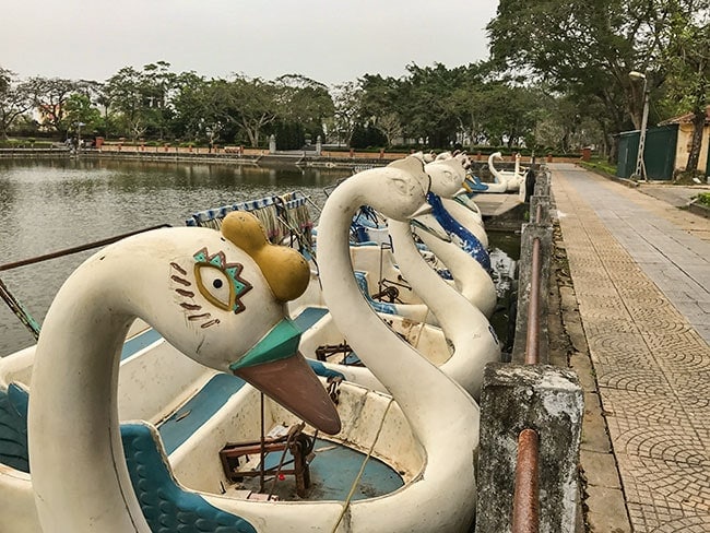 Boats in the park