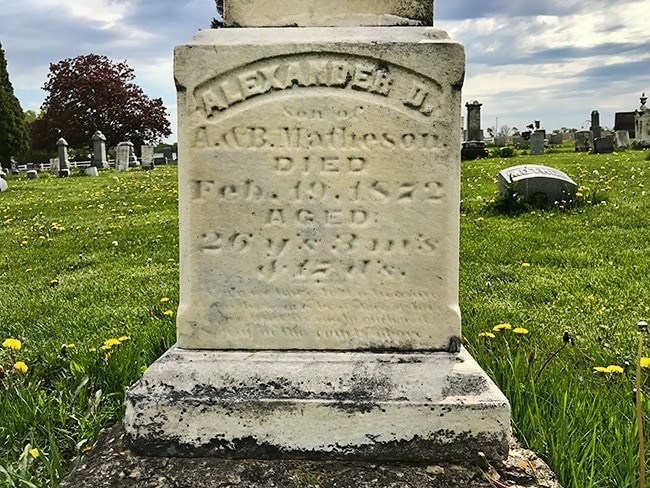 Graveyard in ‎⁨Lafayette⁩, ⁨Wisconsin