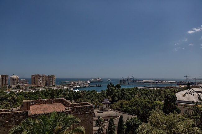 View from the inner citadel to the harbour