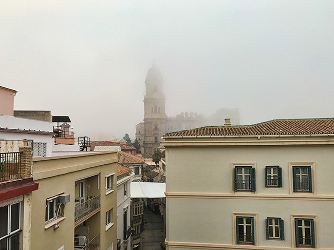 The view in the morning - not nice at all