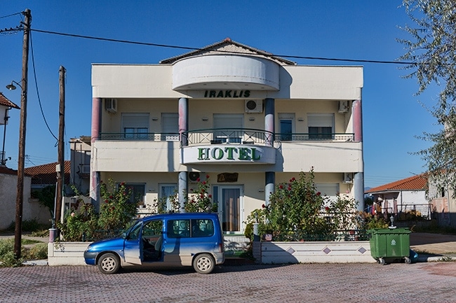 Our hotel in Neraida⁩