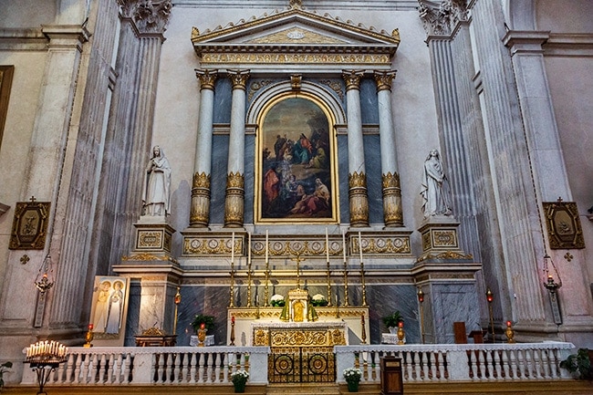 The Blessed Sacrament chapel