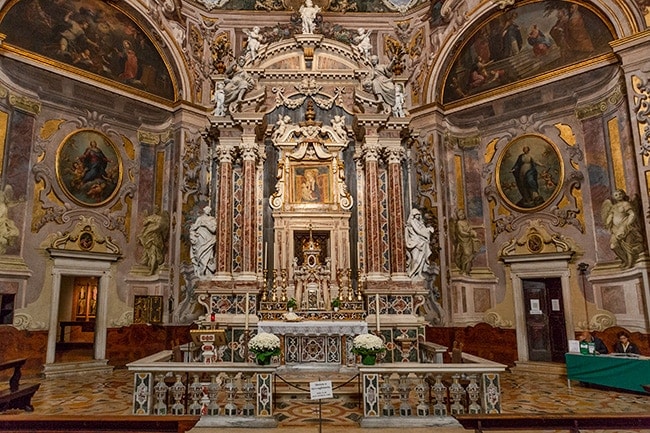 The high altar