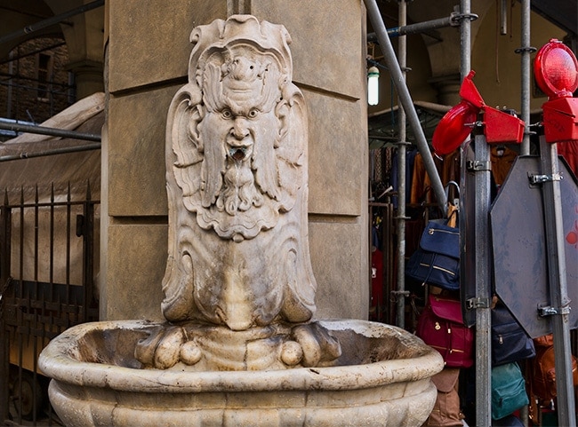 Fountain at the Piazza del Grano