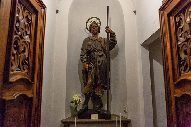 Inside the Chiesa di San Frediano in Cestello