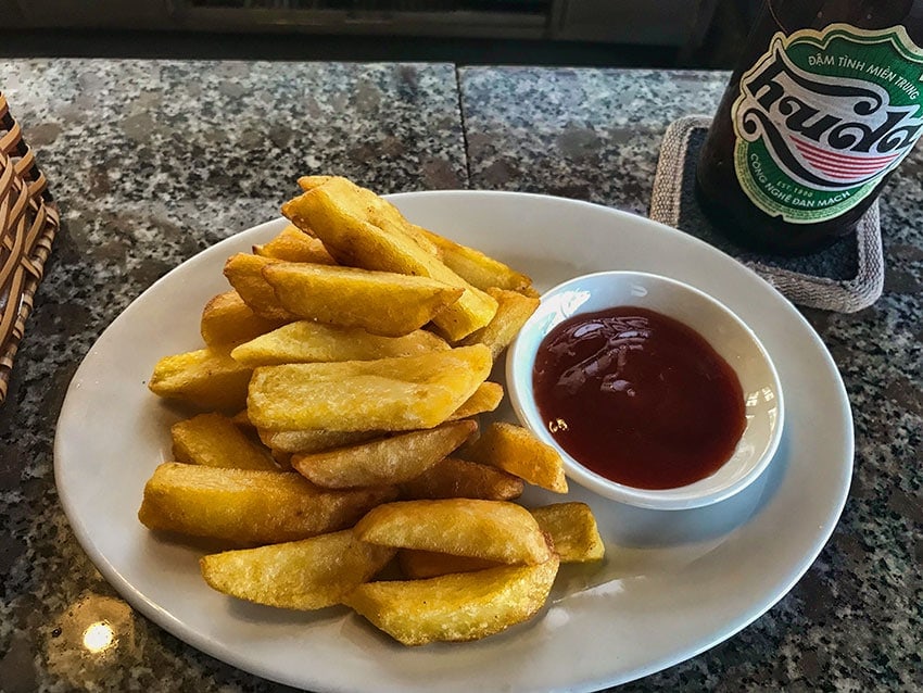 Today some fries with my beer