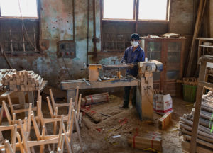 The old Vietnamese Wood Factory