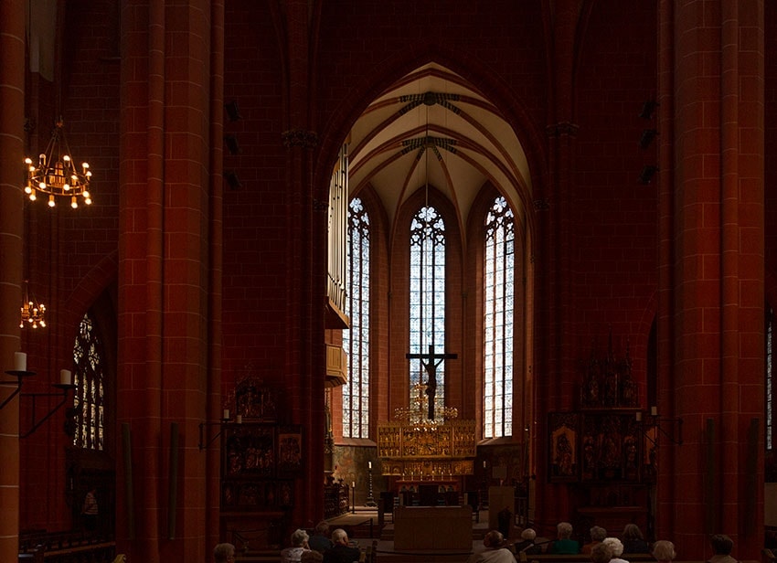 Inside the Frankfurt Cathedral