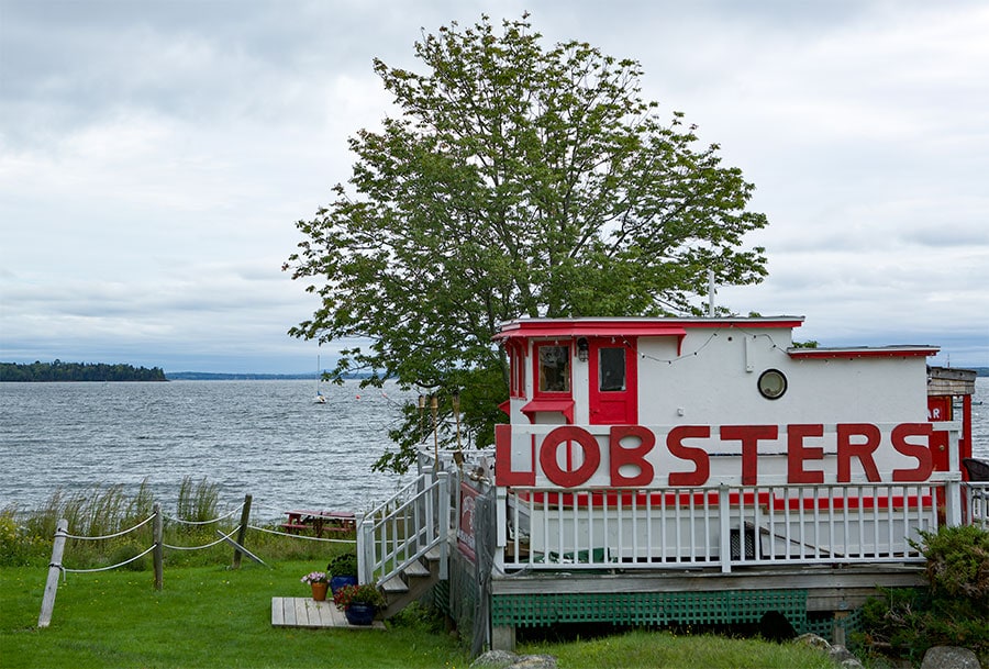Lobster shack in Lincolnville
