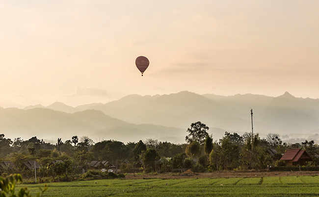 Balloon over Pai